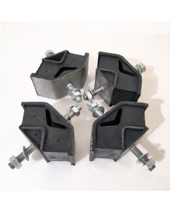 4pcs Engine Ruuber Mounting  PM02P01037P1 PM02P01038P1 for Case CX27B CX25 Excavator