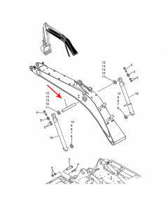 Buy Boon Cylinder Assembly Pin LS02B01345P1 for Kobelco Excavator SK485-8 SK485-9 SK485LC-9 from www.soonparts.com online store