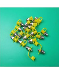 20 PCS Hight Quality Grease Gun Copper Iron Fitting With M6/M8/M10/M12 Straight Head Elbows Head