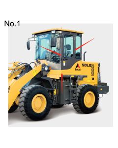 Right Door ASSY 4190001629 for SDLG Wheel Loader LG918