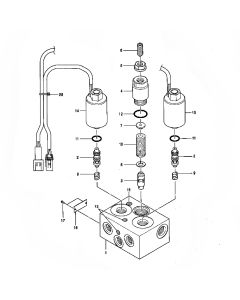 Solenoid Valve 4415398 0768100 for Hitachi EX17U EX17UNA EX22-2 EX27U EX27UNA EX30U EX35U EX35UNA EX40UR-3 Excavator