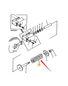 Spring 6638557 for Bobcat Excavator 100