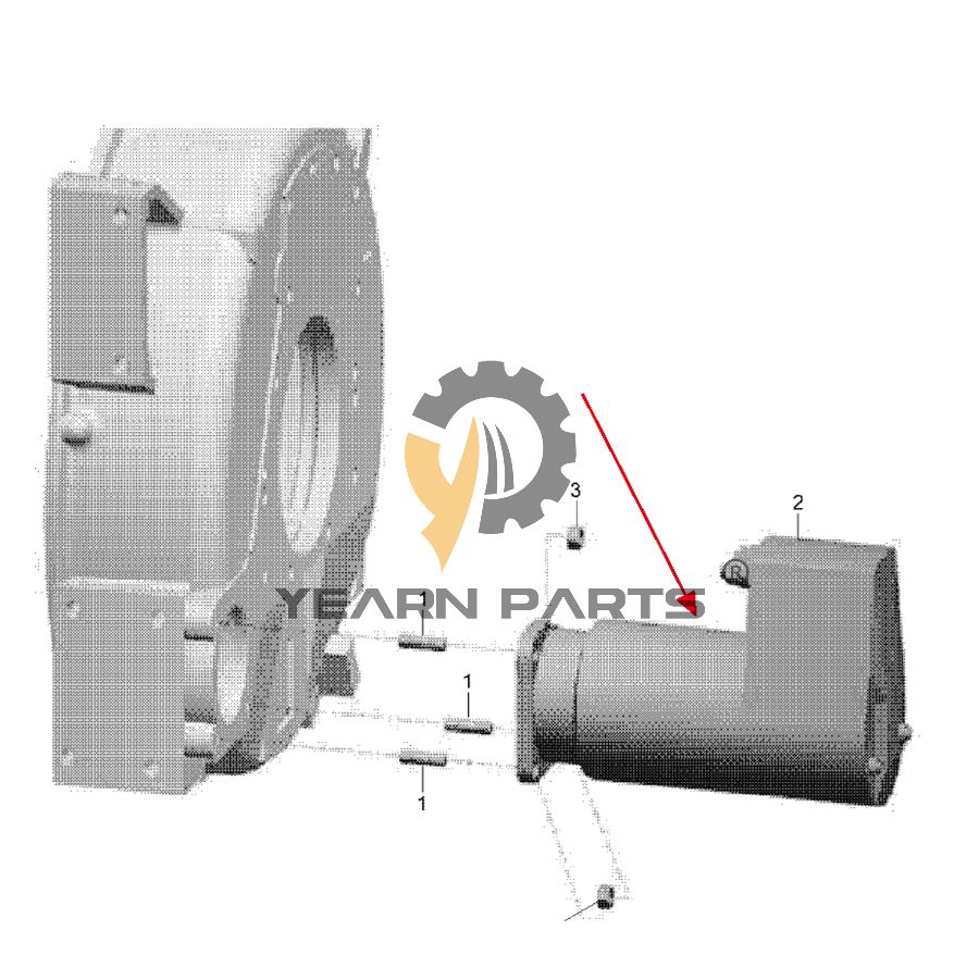 Starter Motor XCAF-00450 for Hyundai Loader SL760 SL763(-#0500) SL763(#0501-) SL763S SL765 SL765S