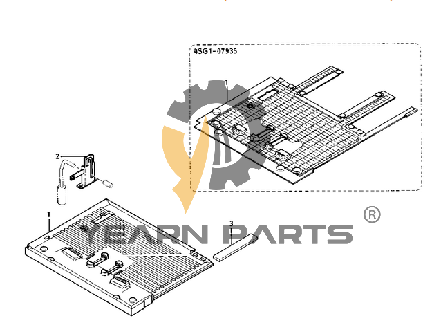 floor-mat-1r-7556-1r-7728-for-caterpillar-excavator-cat-e200b