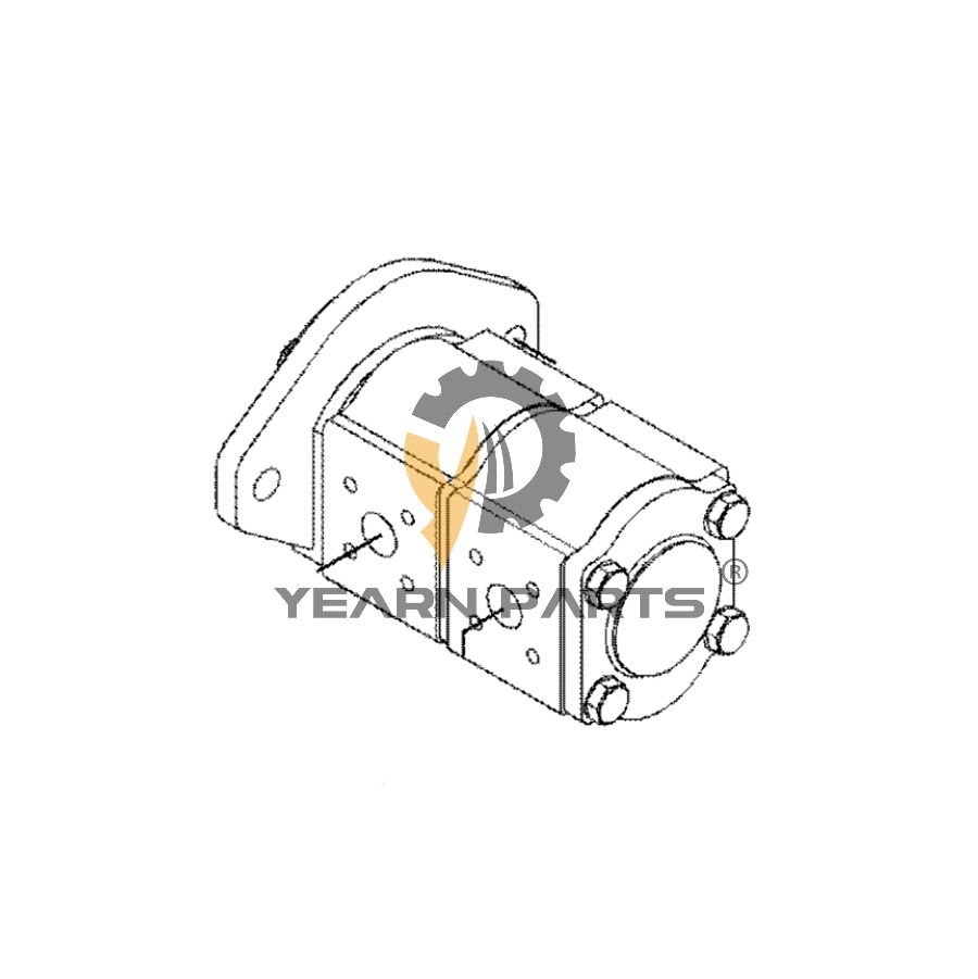Hydraulic Gear Pump 372-5999 3725999 CA3725999 Caterpillar for Excavator 300.9D