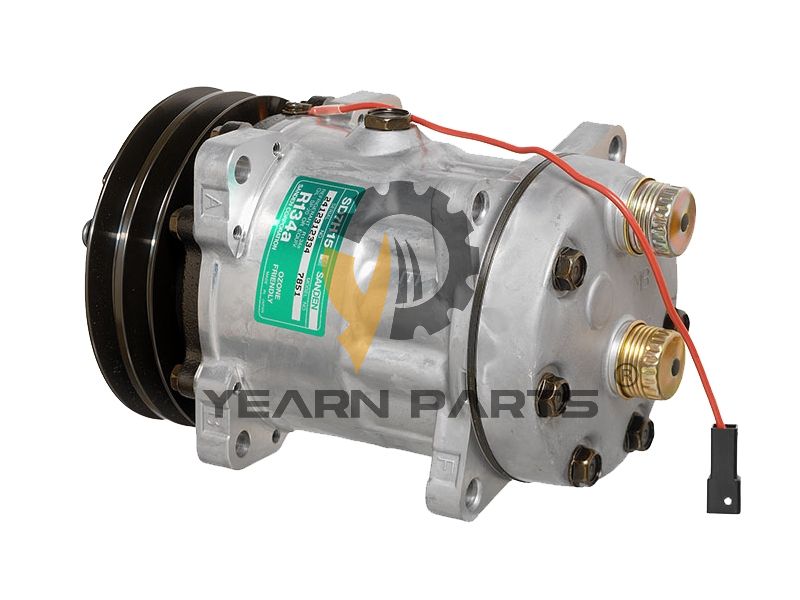 Air Conditioning Compressor 85817170 for New Holland Backhoe Loader LB110.B LB115.B 4WS LB75 LB75.B LB75CP LB90.B