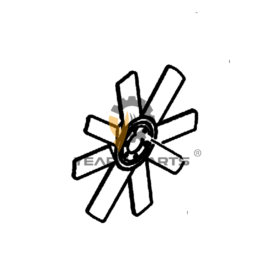 Fan Cooling Blade 87640993 for Kobelco Excavator SK260-8