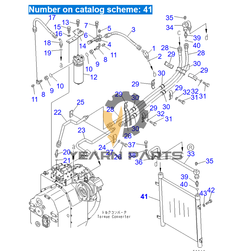 hydraulic-oil-cooler-3fe-04-43110-3fe0443110-for-komatsu-fd100-8-fd115-8-fd120-8-fd135-8-fd150e-8-fd160e-8