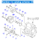 Hydraulic Gear Pump 705-41-01620 7054101620 for Komatsu Excavator PC50UD-2 PC50UG-2 PC50UUM-2