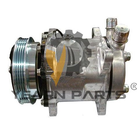 Air Conditioning Compressor 87649991 for Case Loader 420 430 435 440 445 450 465