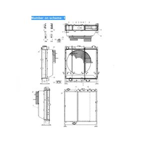 water-tank-radiator-ass-y-ym05p00019s001-for-kobelco-excavator-ed195-8-sk170-8-sk170-9