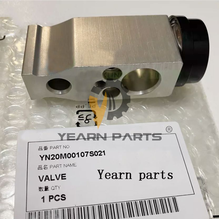 A/C Expansion Valve YN20M00107S021 for New Holland Excavator E135BSR E150BSR E160CBR E215B E230CSR E235BSR E265B E485B