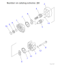 Hydraulic Pump 705-41-01050 7054101050 for Komatsu Bulldozer D65E-12 D65E-12 D65P-12